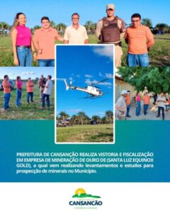 Prefeitura realizou fiscalização em empresa de mineração