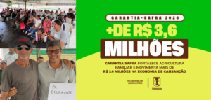 Garantia Safra fortalece agricultura familiar e movimenta mais de R$ 3,6 milhões na economia de Cansanção